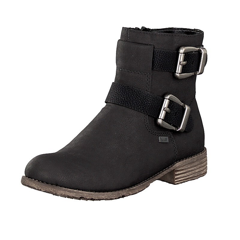 Botas Rieker 74759-01 Para Mulher - Pretas